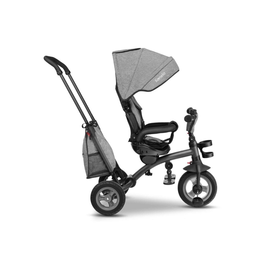 Lionelo - Triciclo per bambini TRIS grigio