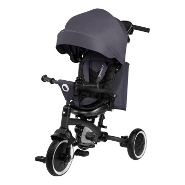 Lionelo - Triciclo per bambini TRIS PLUS Grigio Pietra