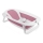 Lionelo - Vaschetta pieghevole per bambini con termometro BABY BUBBLE 2x LR44 Rosa magnolia