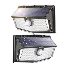 Litom - SET 2x LED Applique solare con sensore LED/3,7V IP67