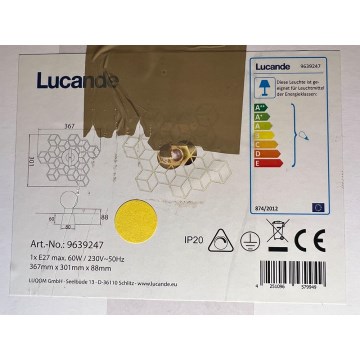 Lucande - Applique ALEXARU 1xE27/60W/230V