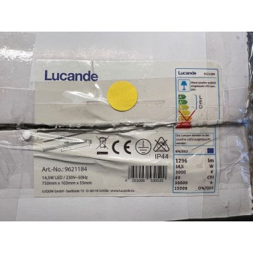 Lucande - Illuminazione LED per specchio da bagno JULIE LED/14,5W/230V IP44