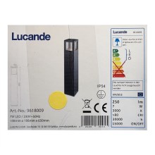Lucande - Lampada da esterno NICOLA LED/7W/230V IP54