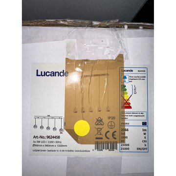 Lucande - Lampadario a LED su filo HAYLEY 5xLED/5W/230V