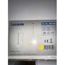 Lucande - Lampadario a sospensione con filo LOURENCO 3xE27/60W/230V