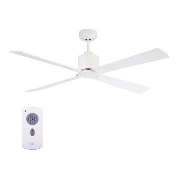 Lucci Air 210521 - Ventilatore da soffitto AIRFUSION CLIMATE legno/bianco + telecomando