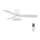Lucci Air 210661 - Ventilatore da soffitto dimmerabile a LED FLUSSO 1xGX53/18W/230V legno/bianco + telecomando