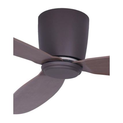 Lucci air 212883 - Ventilatore da soffitto AIRFUSION RADAR in legno/marrone Ø 132 cm con telecomando