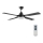 Lucci air 212899 - Ventilatore da soffitto dimmerabile a LED MOONAH 1xGX53/21W/230V nero + telecomando