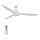 Lucci air 213043 - Plafoniera LED WHITEHAVEN GX53/17W/230V bianco + telecomando