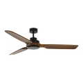 Lucci air 213051 - Ventilatore da soffitto SHOALHAVEN nero/marrone Ø 142 cm