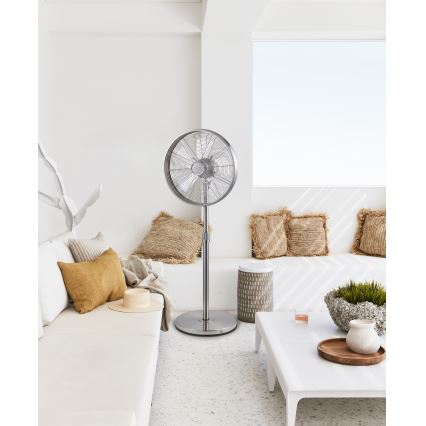 Lucci Air 213117EU - Piedistallo ventilatore BREEZE cromo opaco