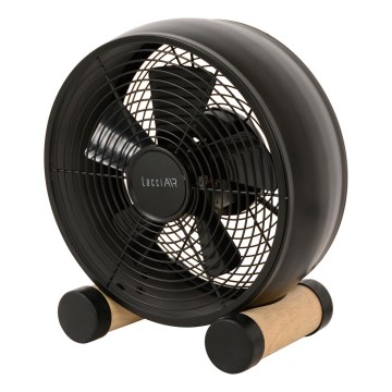 Lucci air 213120 - Ventilatore da tavolo BREEZE nero Ø 28 cm