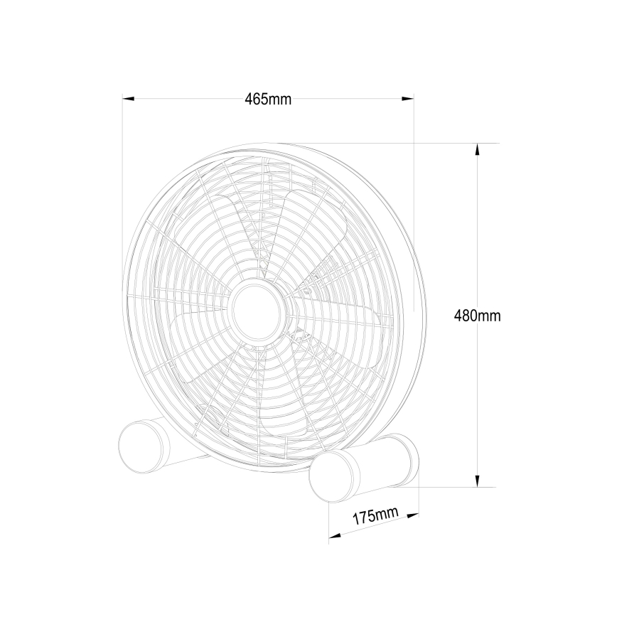 Lucci Air 213123EU - Ventilatore con supporto BREEZE marrone