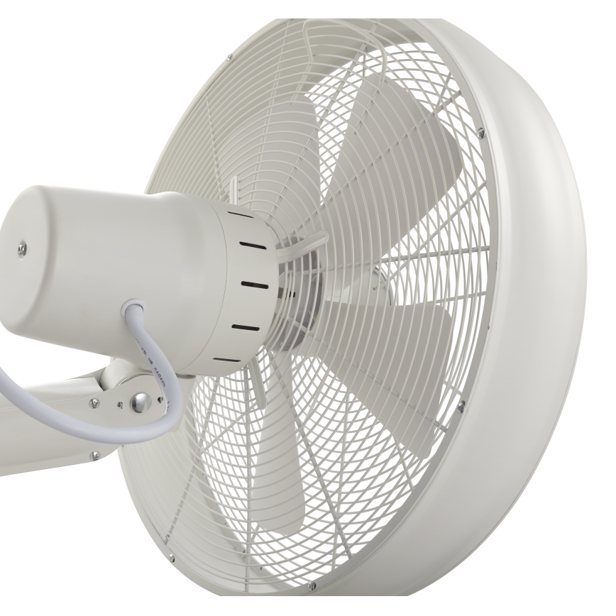 Lucci Air 213128EU - Ventilatore da parete BREEZE 55W/230V bianco Ø 46 cm + telecomando