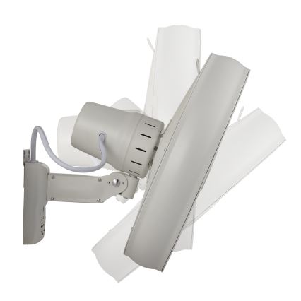 Lucci Air 213128EU - Ventilatore da parete BREEZE 55W/230V bianco Ø 46 cm + telecomando