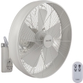 Lucci Air 213128EU - Ventilatore da parete BREEZE 55W/230V bianco Ø 46 cm + telecomando