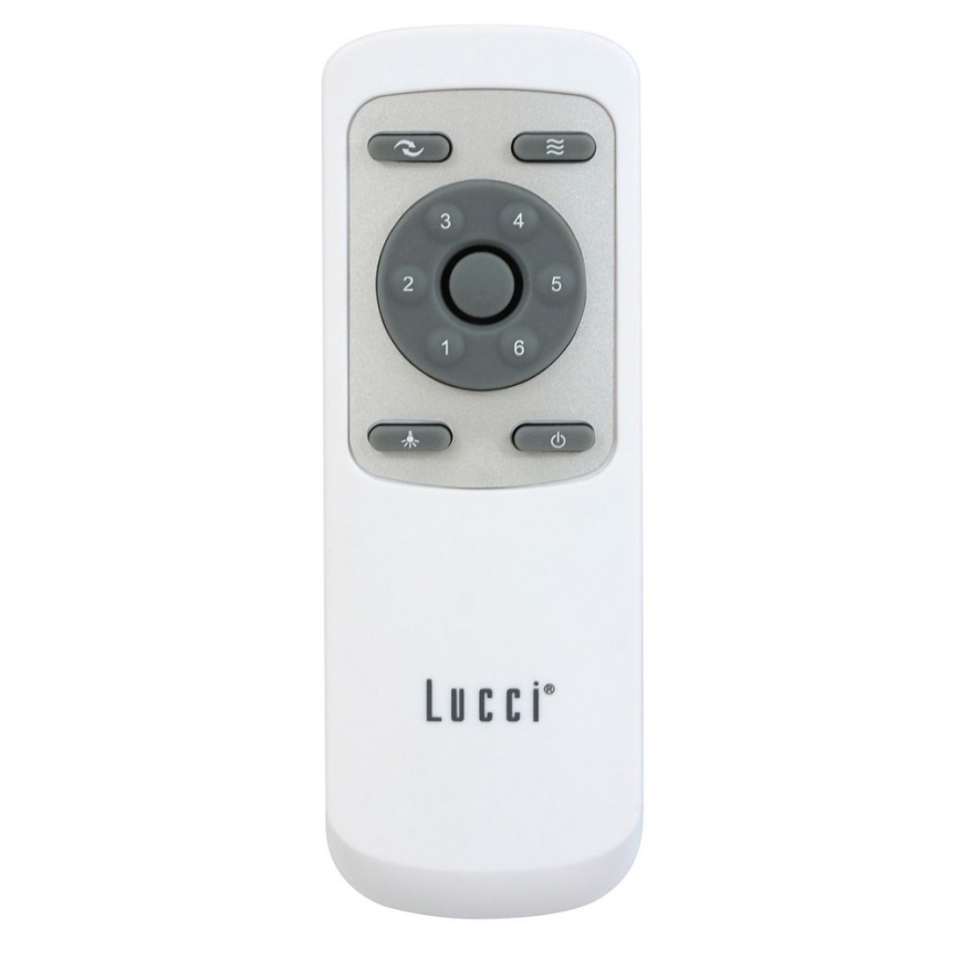 Lucci air 213170 - Plafoniera LED NEWPORT nero + telecomando