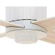 Lucci air 213171 - Plafoniera LED NEWPORT legno/bianco/beige + telecomando