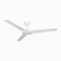 Lucci Air 21321549 - Ventilatore da soffitto ABYSS diametro 142 cm IP66 bianco + telecomando