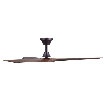 Lucci Air 21321749 - Ventilatore da soffitto ABYSS diametro 142 cm IP66 marrone + telecomando