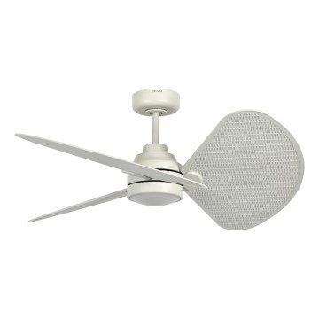 Lucci Air 21325449 - Ventilatore da soffitto LED dimmerabile SABLE 1xGX53/12W/230V 3000/4000/5000K Ø 91,5 cm color crema + telecomando