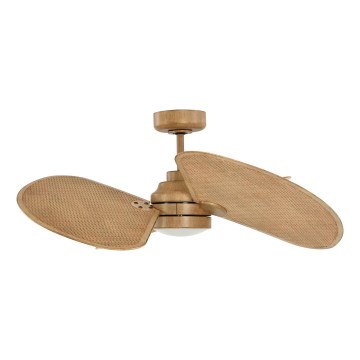 Lucci Air 21325549 - Ventilatore da soffitto dimmerabile a LED SABLE 1xGX53/12W/230V 3000/4000/5000K Ø 91,5 cm marrone + telecomando