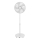 Lucci Air 21326449 - Ventilatore a piantana GLIDE 36W/230V Ø 45 cm, bianco