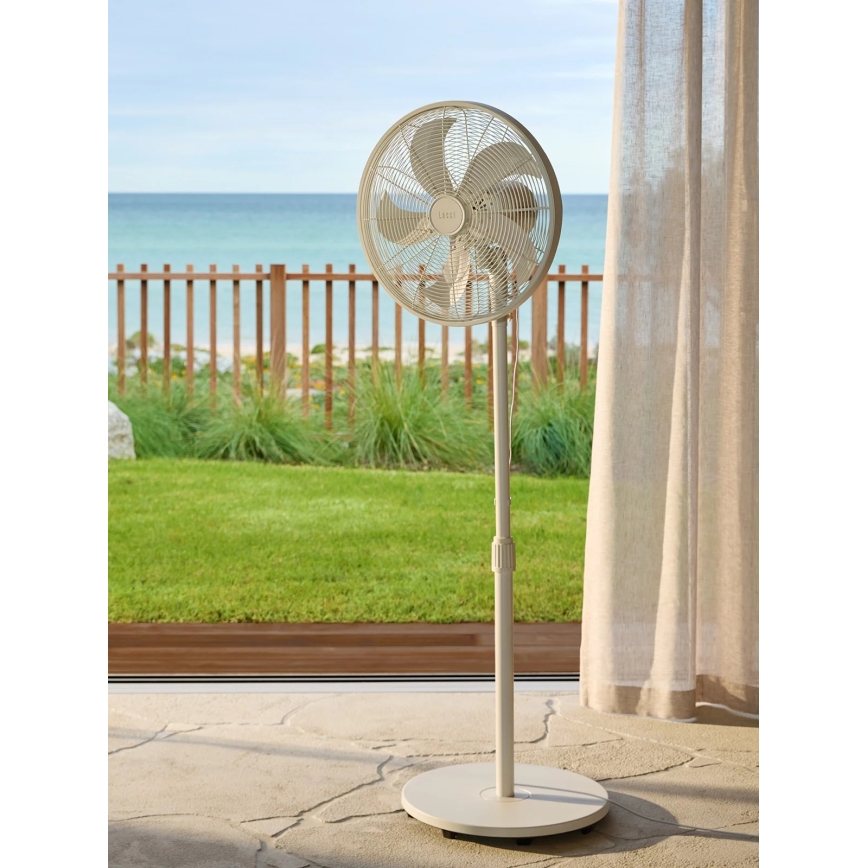 Lucci Air 21326449 - Ventilatore a piantana GLIDE 36W/230V Ø 45 cm, bianco