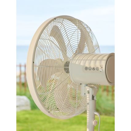 Lucci Air 21326449 - Ventilatore a piantana GLIDE 36W/230V Ø 45 cm, bianco