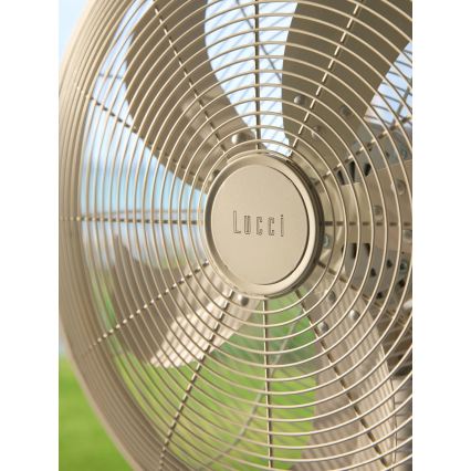 Lucci Air 21326449 - Ventilatore a piantana GLIDE 36W/230V Ø 45 cm, bianco