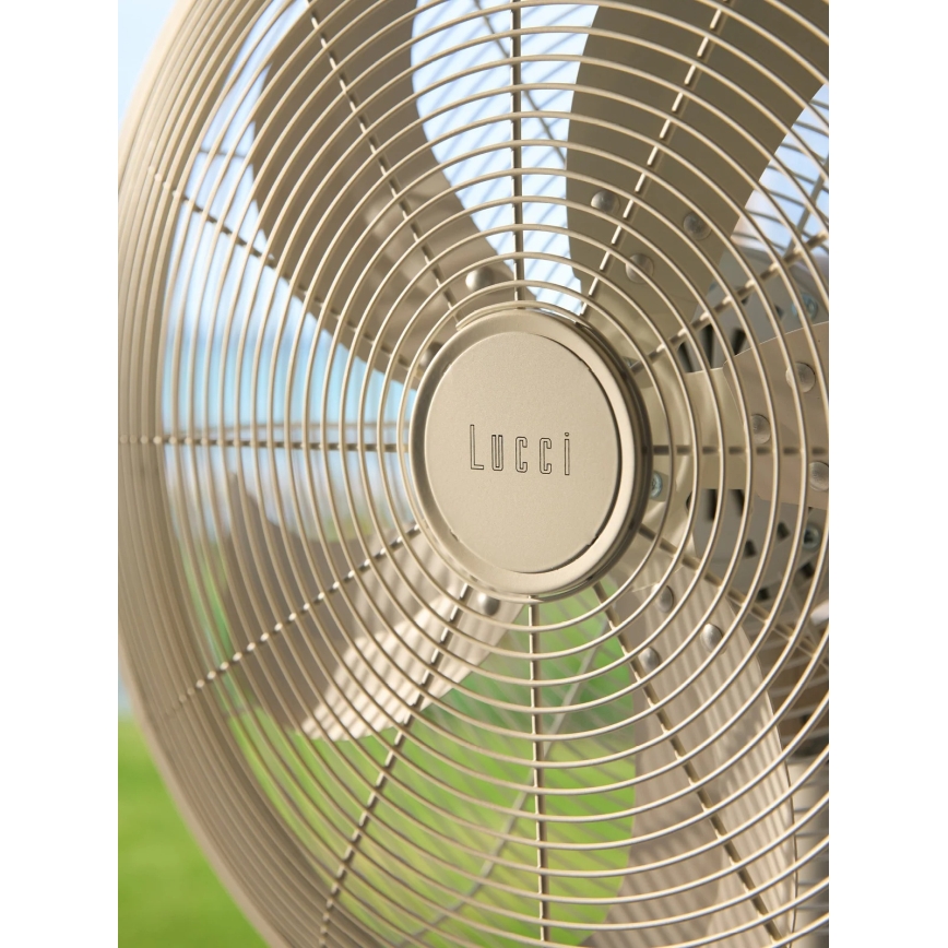 Lucci Air 21326449 - Ventilatore a piantana GLIDE 36W/230V Ø 45 cm, bianco