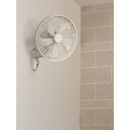 Lucci Air 21326649 - Ventilatore da parete GLIDE 36W/230V Ø 45 cm, bianco, con telecomando