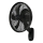 Lucci Air 21326749 - Ventilatore da parete GLIDE 36W/230V Ø 45 cm nero + telecomando