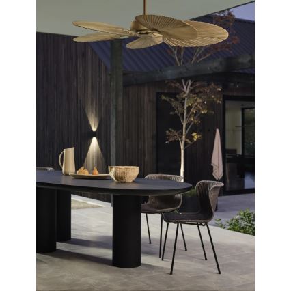Lucci Air 21326849 - Ventilatore da soffitto BALI Ø 132 cm beige + telecomando