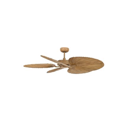 Lucci Air 21326849 - Ventilatore da soffitto BALI Ø 132 cm beige + telecomando