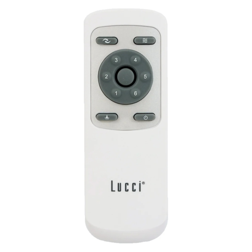 Lucci Air 21326849 - Ventilatore da soffitto BALI Ø 132 cm beige + telecomando