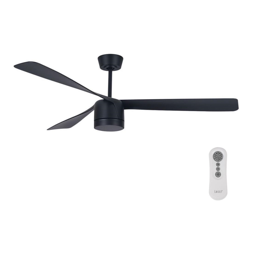 Lucci air 213281 - Ventilatore da soffitto PEREGRINE 1xGX53/12W/230V nero + telecomando