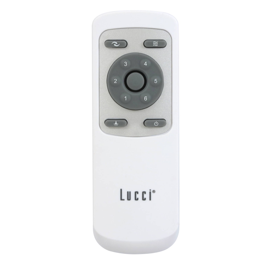 Lucci air 213301 - Ventilatore da soffitto LED dimmerabile UNIONE 1xGX53/12W/230V marrone/cromo lucido Ø 142 cm + telecomando