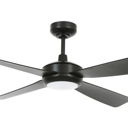 Lucci air 213303 - Ventilatore da soffitto dimmerabile a LED SLIPSTREAM 1xGX53/12W/230V nero + telecomando