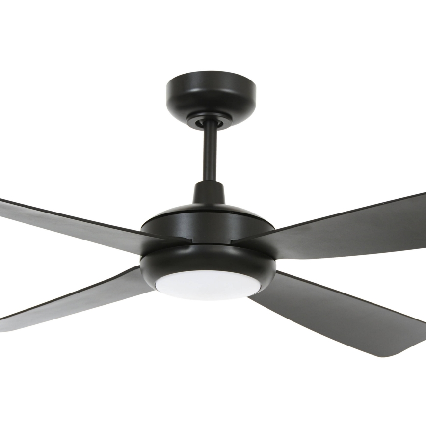 Lucci air 213303 - Ventilatore da soffitto dimmerabile a LED SLIPSTREAM 1xGX53/12W/230V nero + telecomando