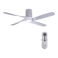 Lucci air 213350 - Ventilatore da soffitto dimmerabile a LED RIVIERA 1xGX53/12W/230V bianco + telecomando