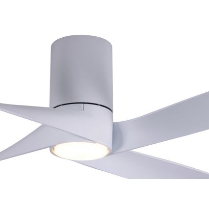 Lucci air 213350 - LED Ventilatore da soffitto dimmerabile  RIVIERA 1xGX53/12W/230V  bianco + telecomando