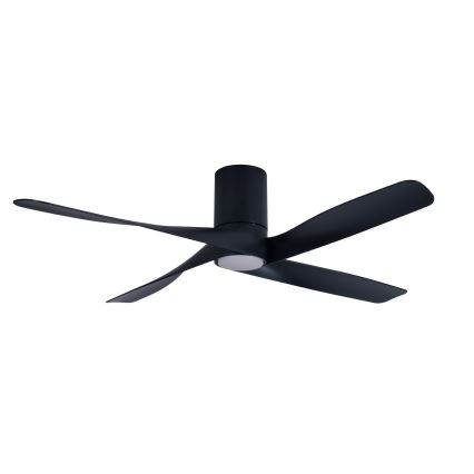 Lucci air 213351 - Ventilatore da soffitto dimmerabile a LED RIVIERA 1xGX53/12W/230V nero + telecomando