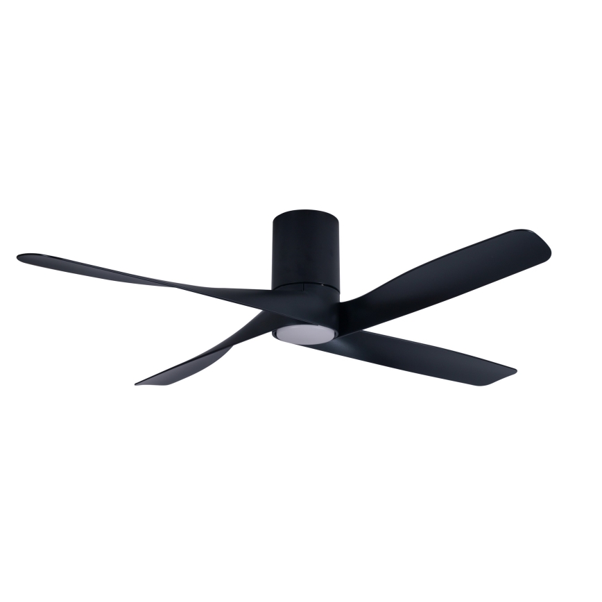 Lucci air 213351 - Ventilatore da soffitto dimmerabile a LED RIVIERA 1xGX53/12W/230V nero + telecomando