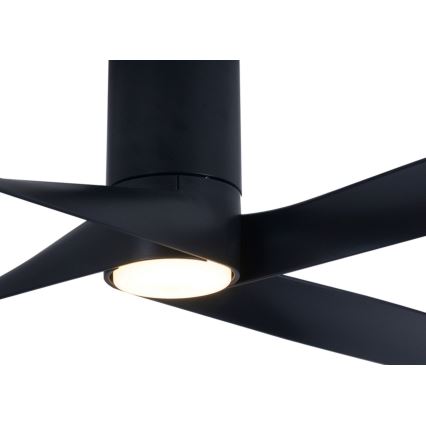 Lucci air 213351 - Ventilatore da soffitto dimmerabile a LED RIVIERA 1xGX53/12W/230V nero + telecomando
