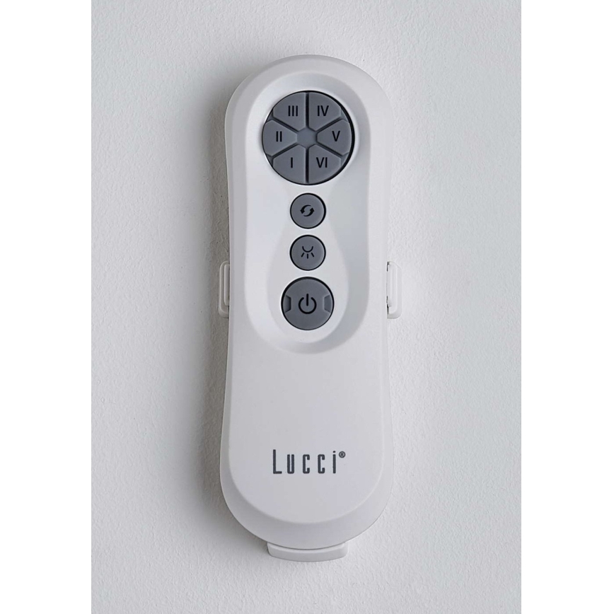Lucci air 213351 - Ventilatore da soffitto dimmerabile a LED RIVIERA 1xGX53/12W/230V nero + telecomando