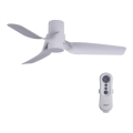Lucci air 213353 - Ventilatore da soffitto dimmerabile a LED NAUTICA 1xGX53/12W/230V bianco + telecomando