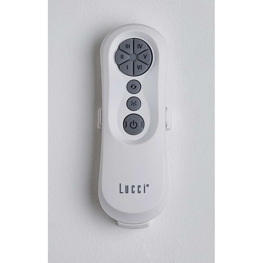 Lucci air 213354 - Ventilatore da soffitto dimmerabile a LED NAUTICA 1xGX53/12W/230V nero + telecomando