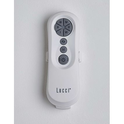 Lucci air 213355-Ventilatore da soffitto dimmerabile a LED NAUTICA 1xGX53/12W/230V marrone/cromo lucido + telecomando